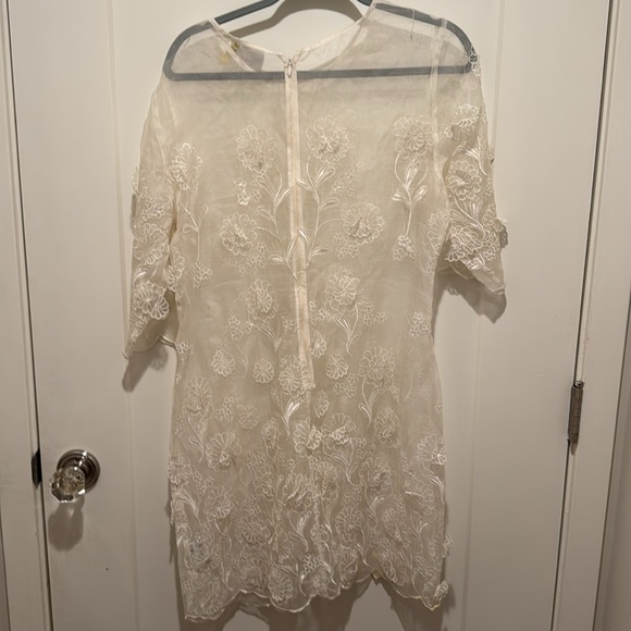 Baraschi for BHLDN Floral Dress Size 12 Shell - Picture 3 of 4